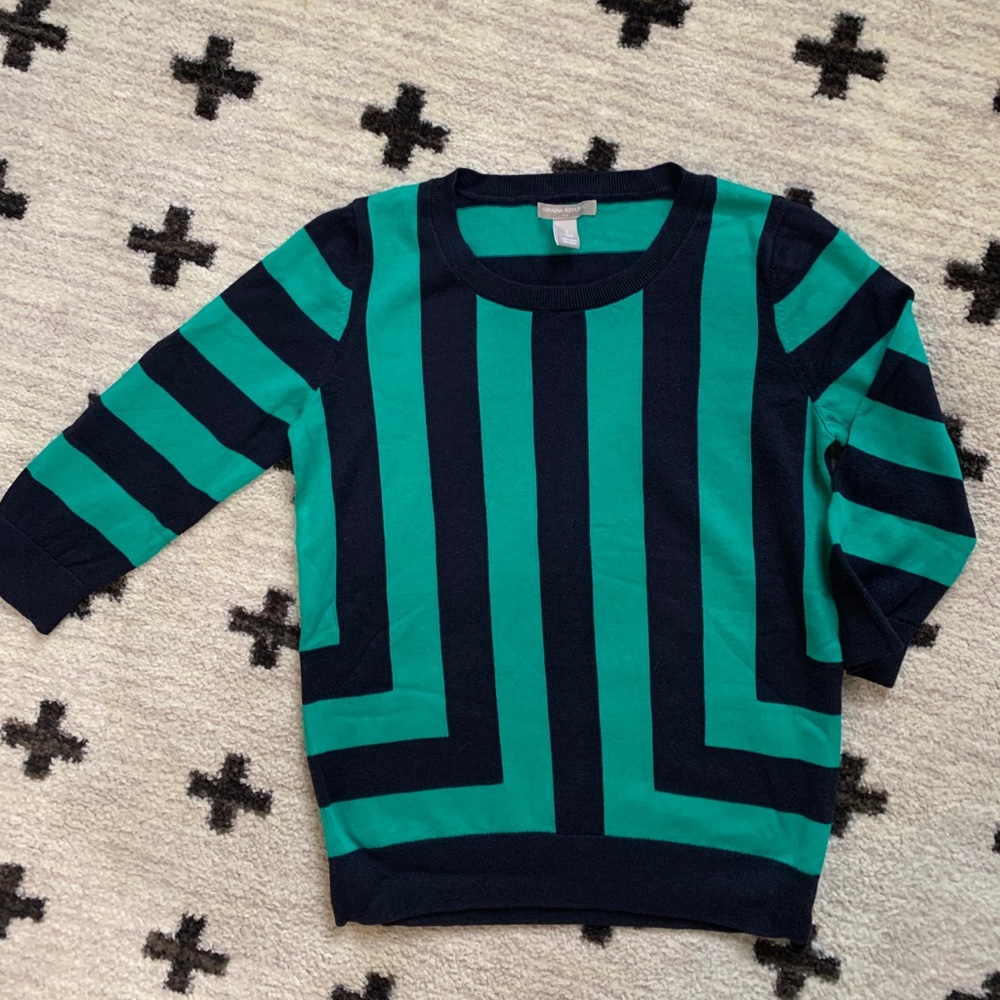 Banana Republic Cotton 3/4 Sleeve Sweater